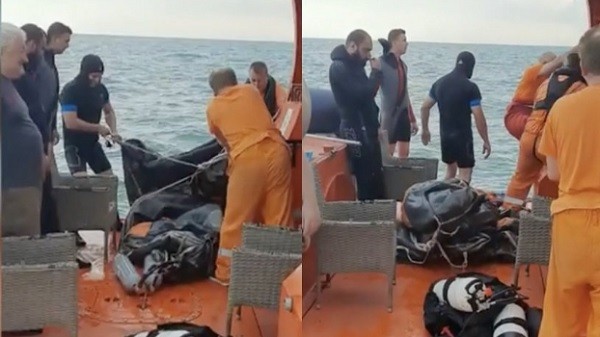 Este alertă maximă, la malul mării. O plută cu însemne militare și mai multe veste de salvare au fost descoperite, ieri, în Marea Neagra la o distanţă de aproximativ 20 de kilometri de portul Constanța.