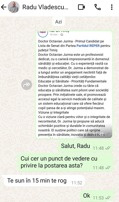 Cel mai vocal adept al carantinei din vremea pandemiei visează să fie senator. Partidul care îl susține l-a făcut “doctor” din pix pe Octavian Jurma și apoi a șters prezentarea 4 Cel mai vocal adept al carantinei din vremea pandemiei visează să fie senator. Partidul care îl susține l-a făcut “doctor” din pix pe Octavian Jurma și apoi a șters prezentarea